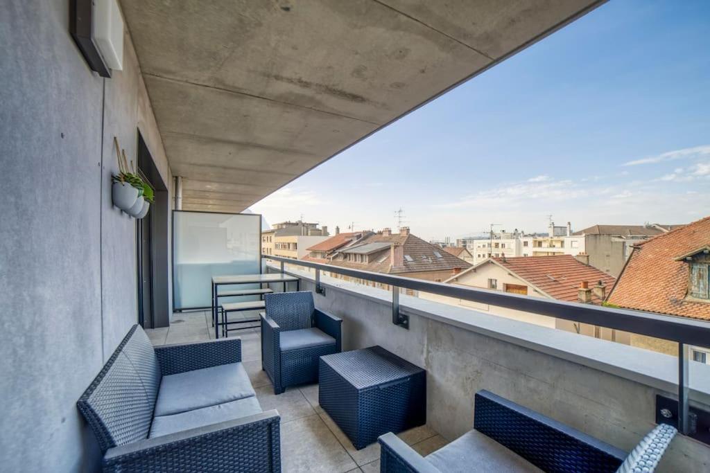 Ferienwohnung Modern'Blue - Gare Annemasse A 3Min-Geneve Acces Direct Exterior foto